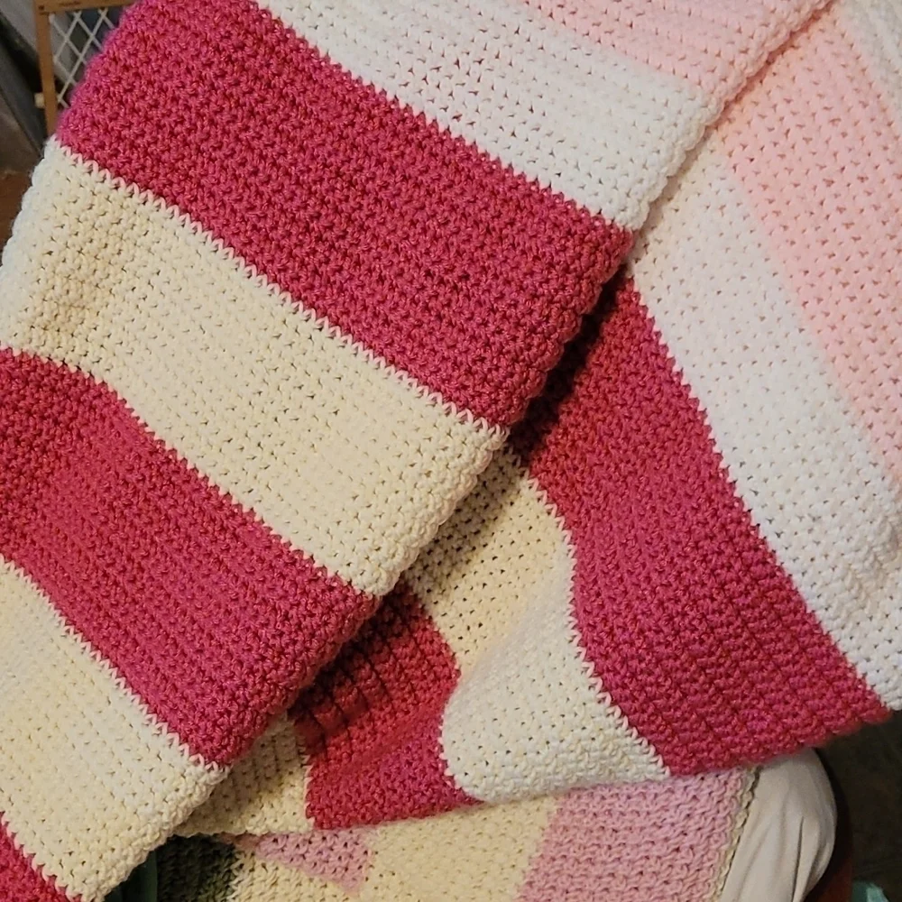 Hand Crafted Crocheted Throw